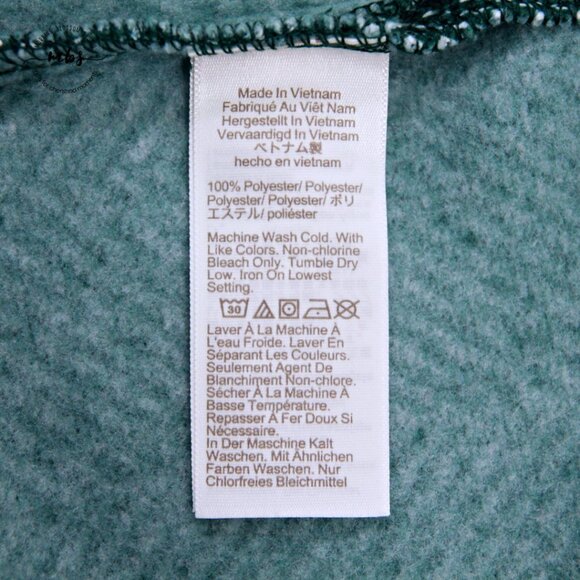 NWOT J. Crew Factory Long Sleeve Funnel Neck Sweatshirt Green Women XL - Picture 6 of 8